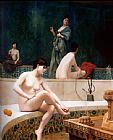 The Harem Bathing by Jean-Leon Gerome
